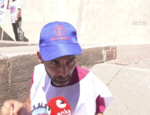 Doruk Madencilik işçileri, Ulus Meydanı’nda eylemlerini sürdürüyor: “Bu şirket bizi sosyal hizmetlere mahkum bıraktı”