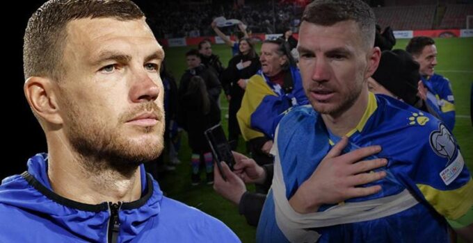 Edin Dzeko’dan ABD’ye gözdağı! ‘Şans eseri buraya gelmedik’