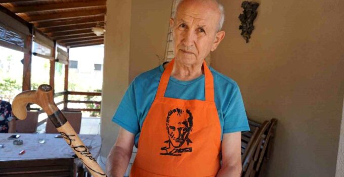 Emekli eğitimci, unutulmaya yüz tutan bastonculuk zanaatını yaşatıyor