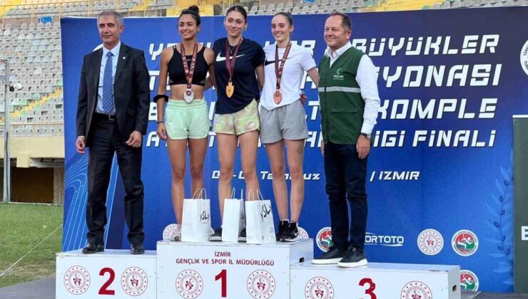 Eskişehirli atletler, İzmir’den kürsüyle döndü