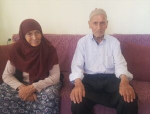 Gaziantep’te yaşayan asırlık çift uzun ömrü doğal beslenmeye bağlıyor