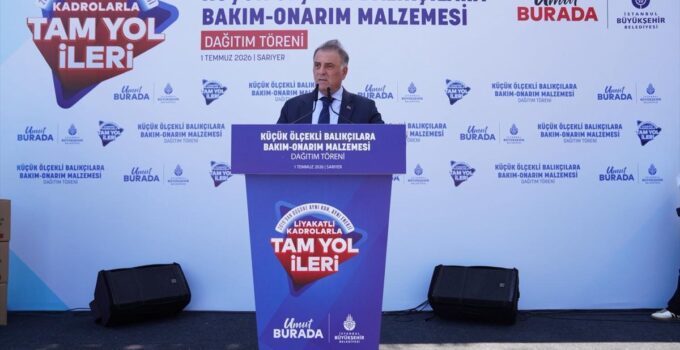 İBB’den küçük ölçekli balıkçılara malzeme desteği