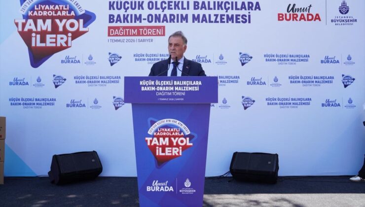 İBB’den küçük ölçekli balıkçılara malzeme desteği