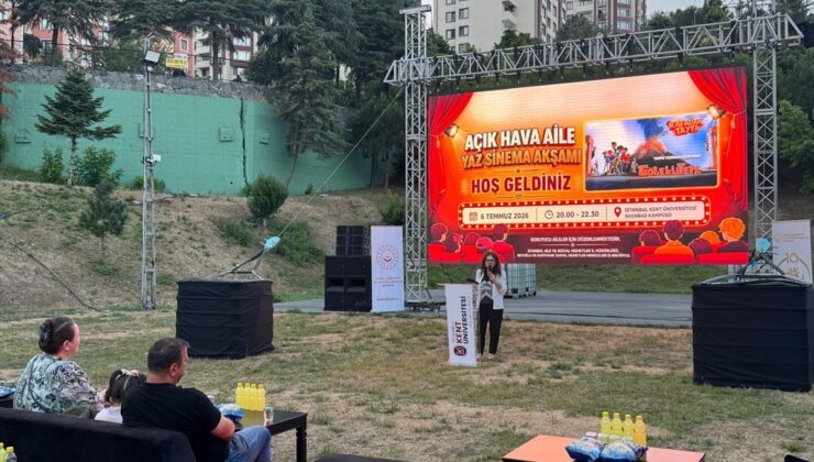 İstanbul’da koruyucu aileler ve koruma altındaki çocuklar açık hava sinemasında buluştu