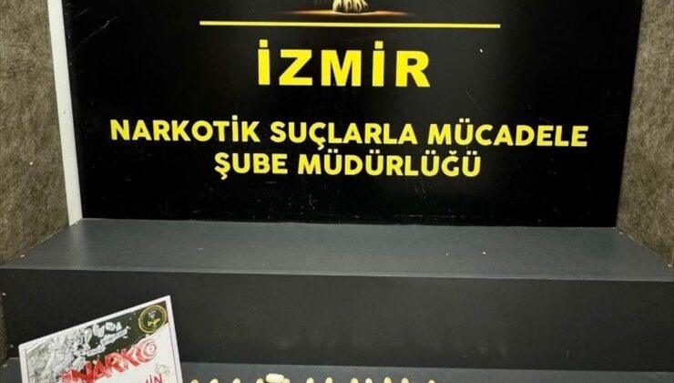 İzmir’de bağırsaklarında uyuşturucu bulunan şüpheli tutuklandı