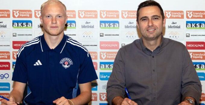 Kasımpaşa’dan İsveç’te yetenek avı; Marcus Rafferty imzayı attı