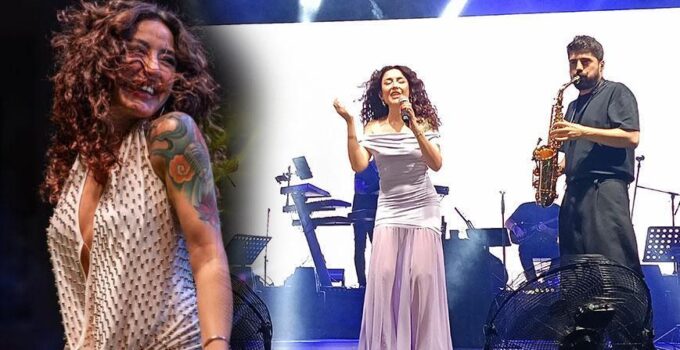 Kırkpınar'da Melek Mosso rüzgarı! Sahne performansı büyük alkış aldı