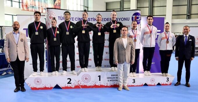MCBÜ’lü cimnastikçilerden Ankara’da madalya yağmuru