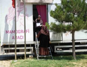 Muş’ta mobil mamografi aracıyla köy köy ücretsiz kanser taraması yapılıyor