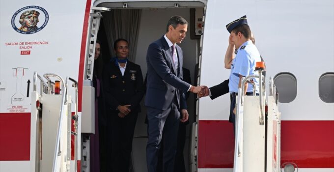 NATO ANKARA ZİRVESİ – İspanya Başbakanı Pedro Sanchez, Ankara’ya geldi