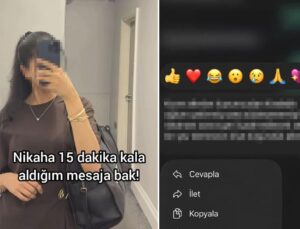Nikahına 15 dakika kala kayınpederinden gelen mesajla şoke oldu