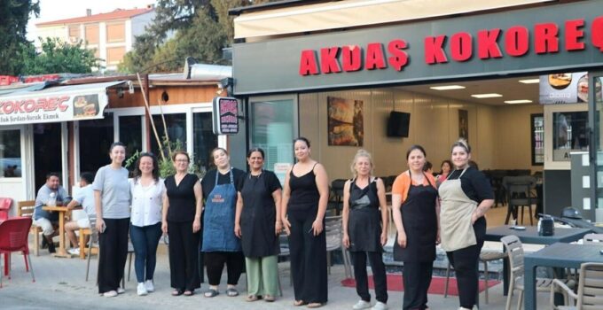 Ödemiş’te sokağın tamamı kadın esnafa emanet