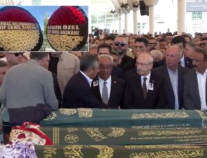 Olcay Baykal’ın cenazesinde Kılıçdaroğlu ve Özel yan yana geldi
