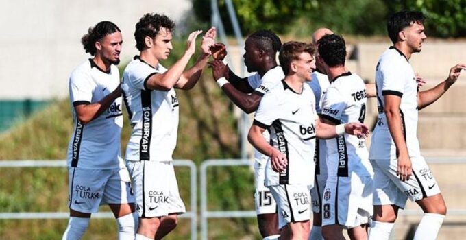 (ÖZET) Beşiktaş hazırlık maçında Gyirmot’u mağlup etti