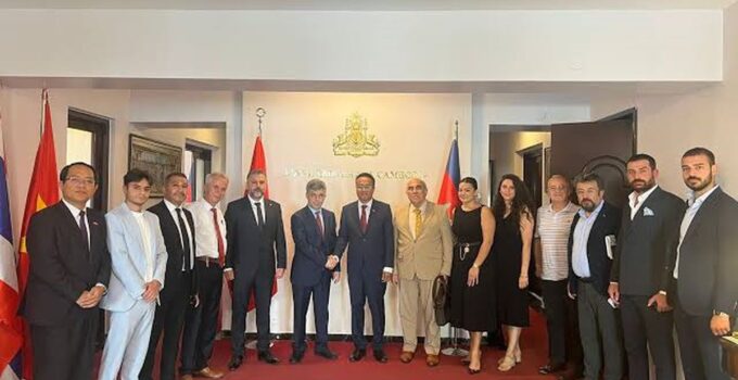 SANKON Genel Başkanı Cevahiroğlu’ndan Kamboçya Büyükelçiliği’ne ziyaret