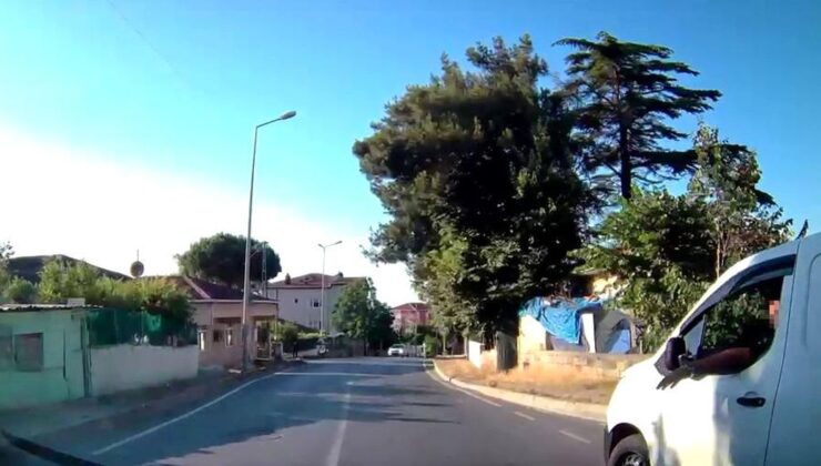 Sarıyer’de yol ortasında gerginlik: "Neden hızlı gittin?" tartışması kamerada