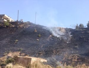 Siirt’te otluk alanda çıkan yangın söndürüldü