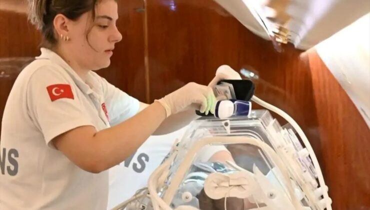 Şırnak’ta 4 aylık bebek uçak ambulansla İstanbul’a sevk edildi