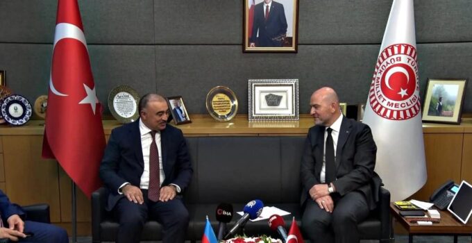 Soylu, Azerbaycan Büyükelçisi Memmedov’u Kabul Etti