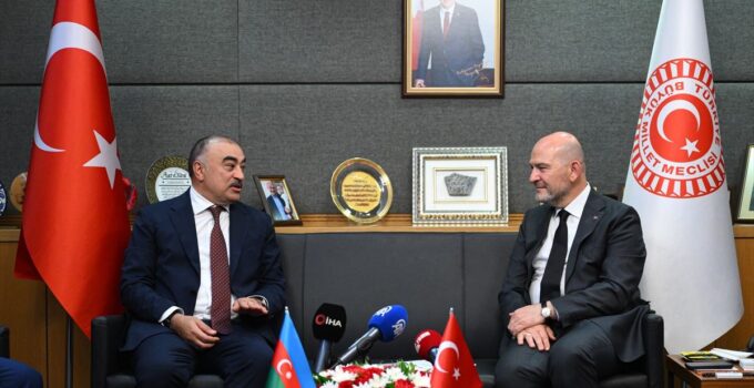 Soylu’dan Azerbaycan Büyükelçisi’ne veda ziyareti