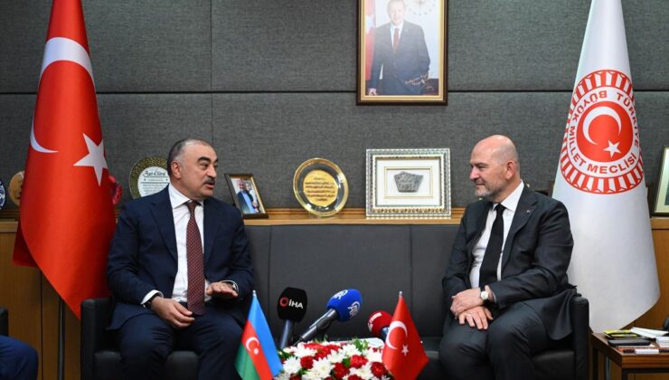 Soylu’dan Azerbaycan Büyükelçisi’ne veda ziyareti