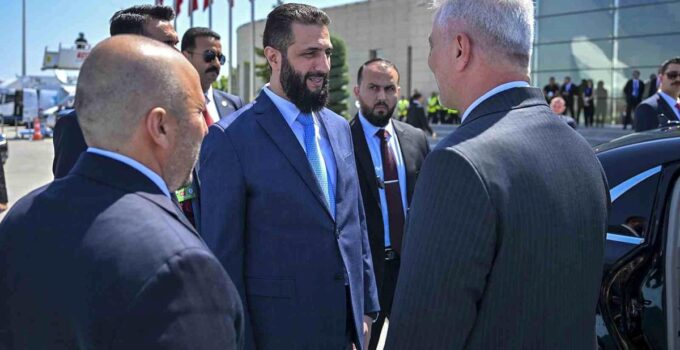 Suriye Cumhurbaşkanı eş-Şara, NATO Zirvesi için Ankara’ya geldi