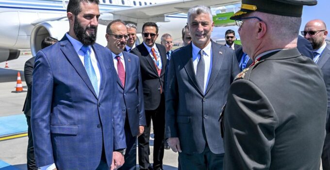 Suriye Cumhurbaşkanı Şara, NATO Zirvesi için Ankara’da