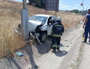 Tekirdağ’da zincirleme kazada 1’i ağır 3 kişi yaralandı
