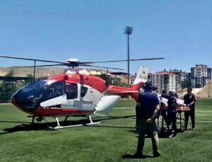 80 Yaşındaki Hasta Hava Ambulansıyla Malatya’ya Sevk Edildi