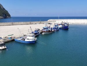 Amasra’nın Tarlaağzı Plajı dronla görüntülendi