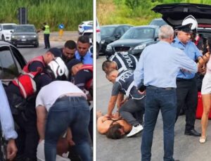 Arnavutluk’ta cinayet zanlısı bagajda yakalandı, araçtaki 2 Türk gözaltında