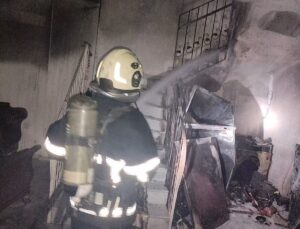 Arsuz’da evde çıkan yangın söndürüldü