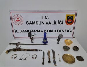 Atakum’da tarihi eser operasyonu: 1 gözaltı