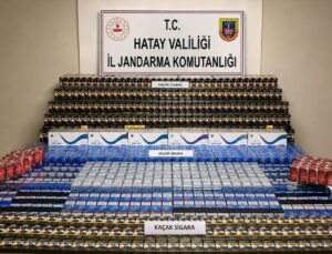 Dörtyol’da kaçak sigara operasyonu