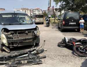 Edirne’de Motosiklet Kazası: 1 Yaralı