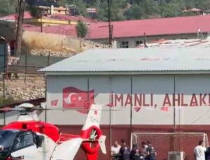 Feke’de Kalp Krizi Geçiren Vatandaş Ambulans Helikopterle Hastaneye Yetiştirildi