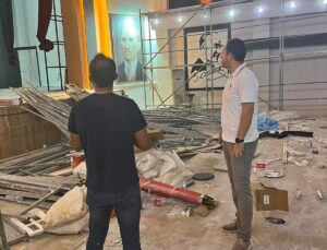 Gelibolu’da konferans salonuna modernizasyon
