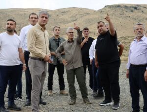 Hesarek Kayak Merkezi Yolunda Genişletme Çalışması Başladı