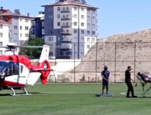 Kalp Krizi Geçiren Hasta Hava Ambulansıyla Sevk Edildi