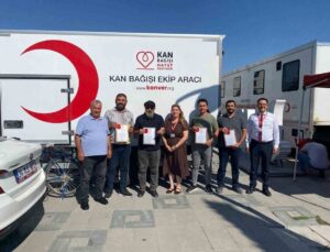 Karapınar’da kan bağışçılarına madalya