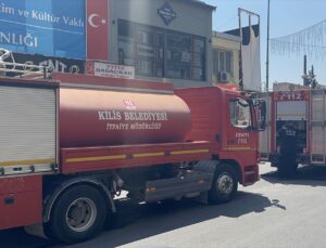 Kilis’te Baklava İş Yerinde Yangın