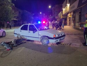 Kozan’da motosiklet-otomobil çarpıştı: 1 yaralı