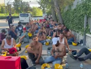 Maden işçilerinin Bakanlık önündeki direnişi 15. günde