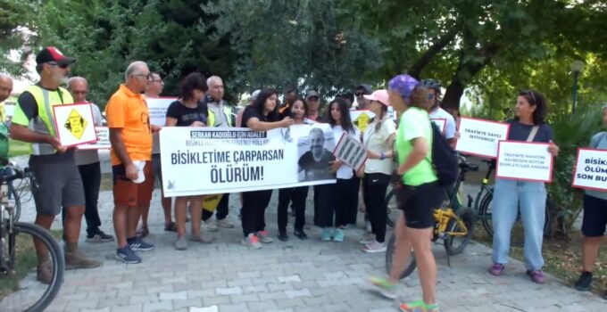 Öğretmen Serkan Kadıoğlu için adalet ve güvenli yollar eylemi