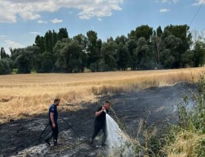 Sorgun’da Hububat Yangını: 10 Dönüm Zarar