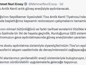 Tlos Antik Kenti güneş enerjisiyle aydınlanacak
