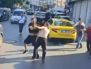 Zeytinburnu’nda taksiciler arasında kavga