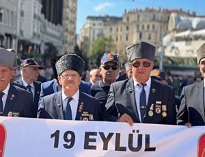 19 Eylül Gaziler Günü’nde Taksim’de tören düzenlendi