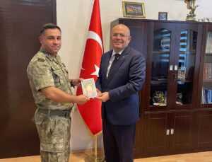 2.Hudut Tabur Komutanı Arıkan’dan Uzunköprü Kaymakamı Köken’e ziyaret