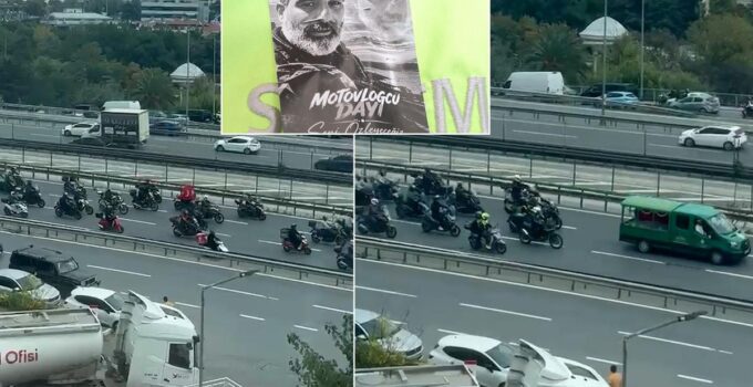 46 yaşındaki Motovlogcu Dayı Cumhur Kahriman için Florya’da cenaze namazı kılındı